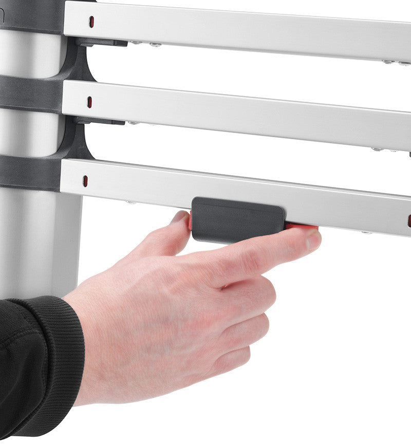 Echelle télescopique pliable 11 échelons 3m20 en aluminium Flexline