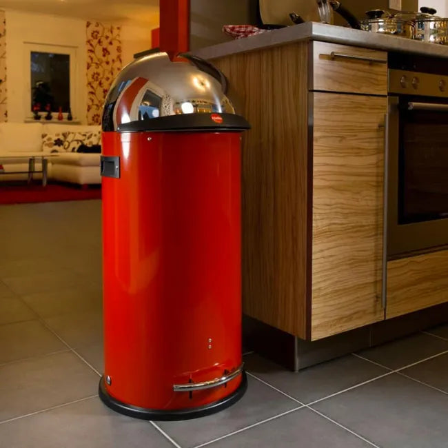 Poubelle de cuisine grand volume à pédale 36L KickVisier XL