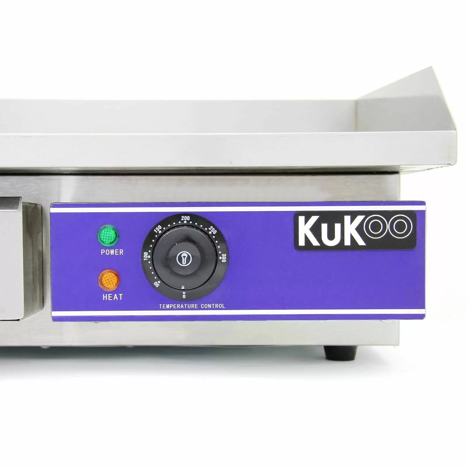 Kukoo plancha acier inoxydable de 50 cm