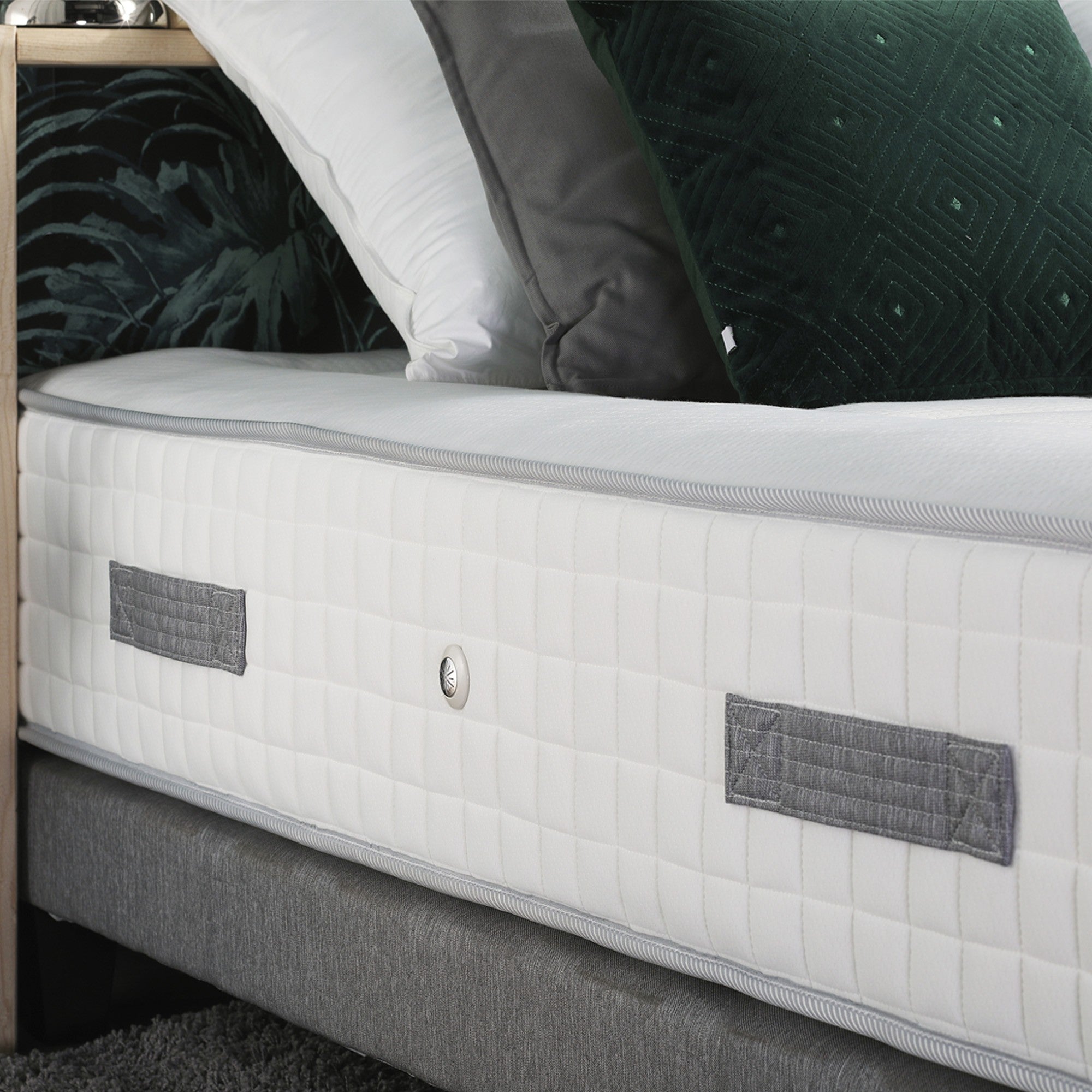 Ensemble matelas 30cm 180x200 cm Ressorts 7 zones + sommier FABRICATION FRANCAISE