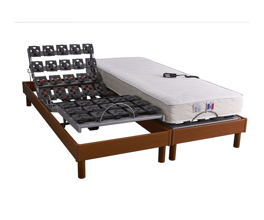 Ensemble Relaxation Tous Plots + Matelas Mémoire de forme 18 cm 160X200 FABRICATION France