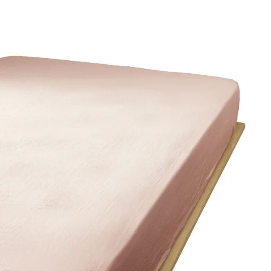Drap housse en Gaze de coton Guimauve