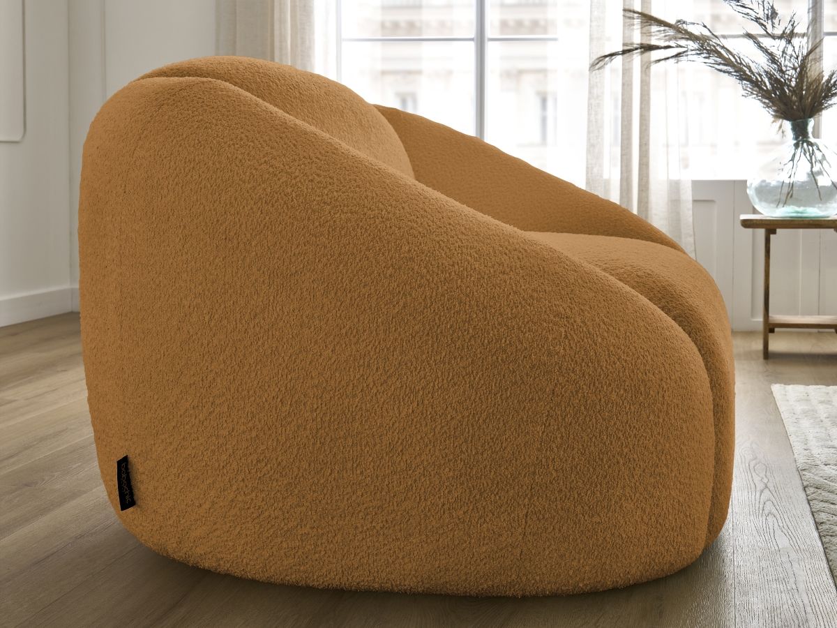 Fauteuil TINA tissu bouclette