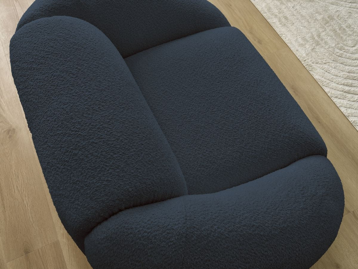 Fauteuil TINA tissu bouclette