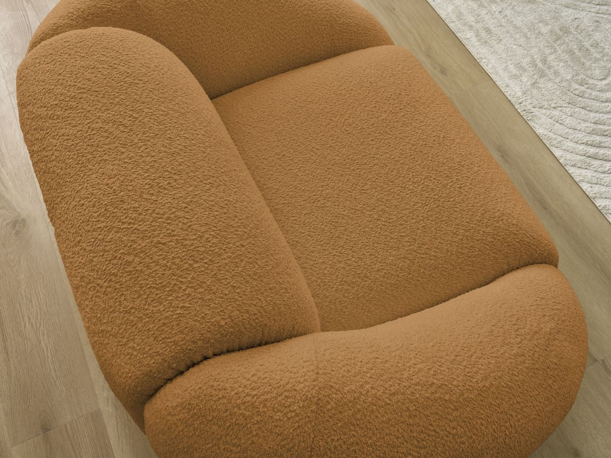 Fauteuil TINA tissu bouclette