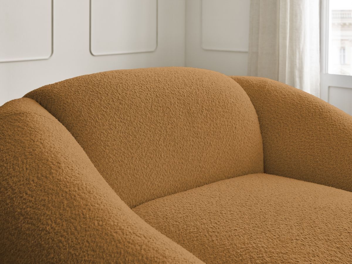 Fauteuil TINA tissu bouclette