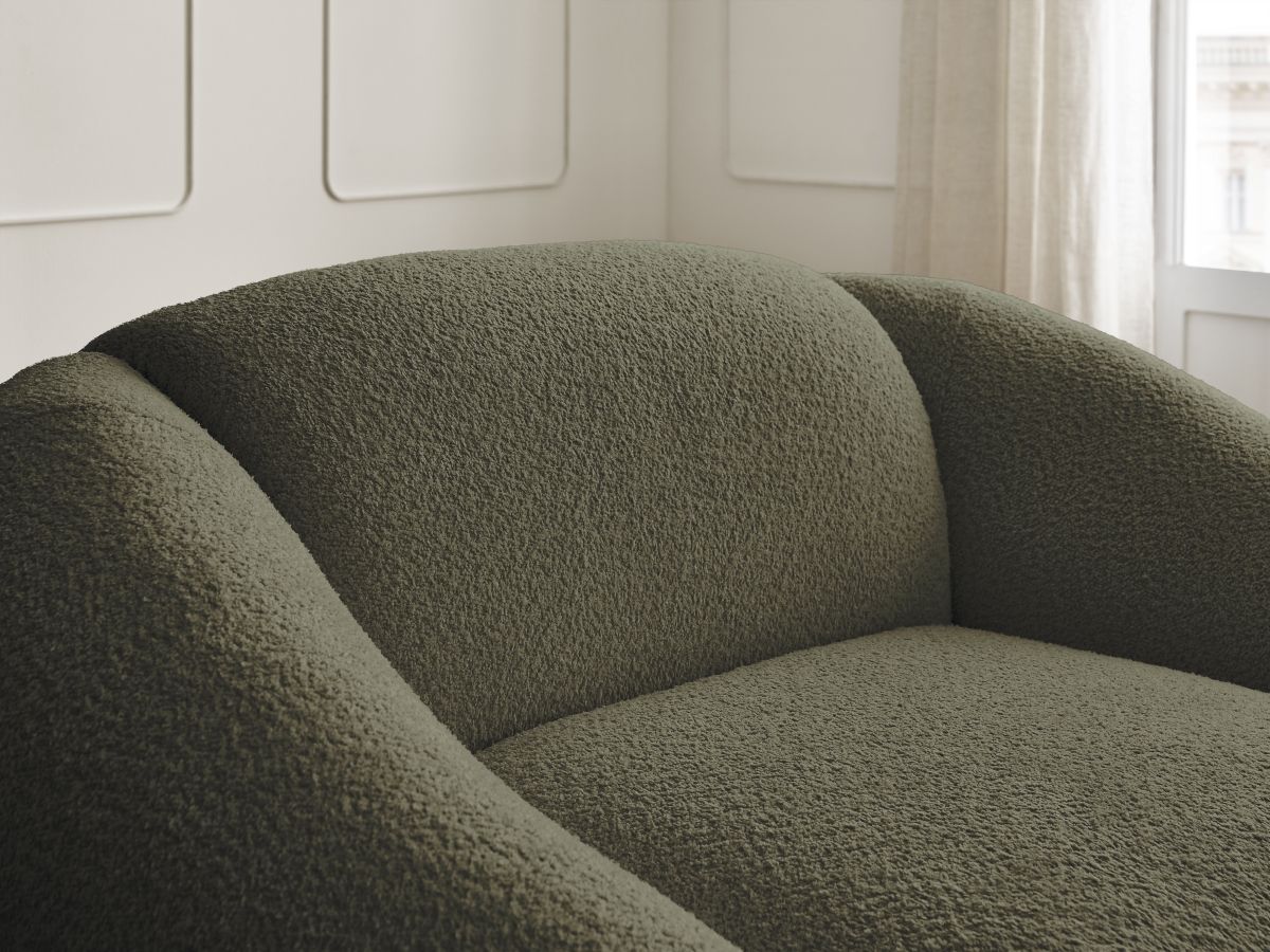 Fauteuil TINA tissu bouclette