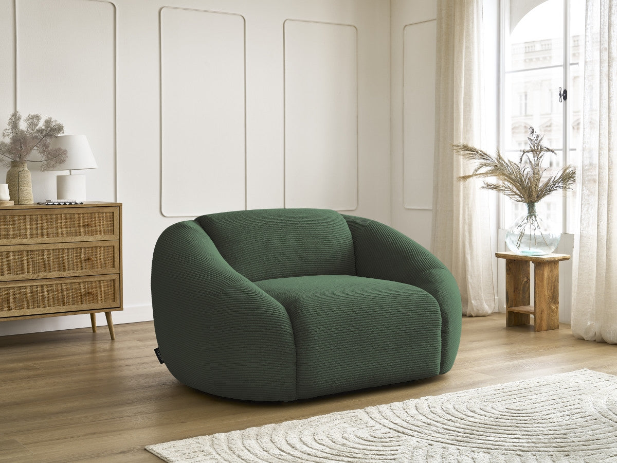 Fauteuil TINA velours côtelé