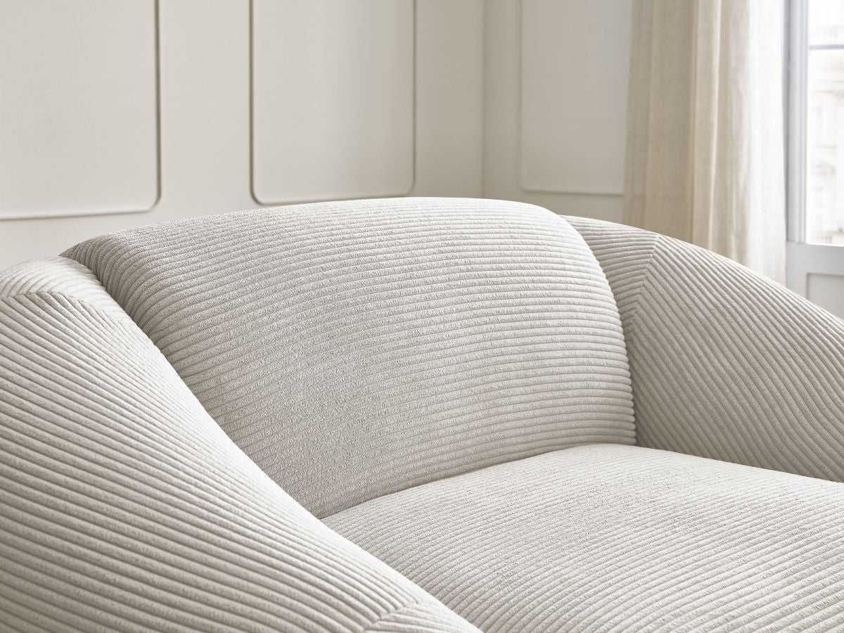 Fauteuil TINA velours côtelé