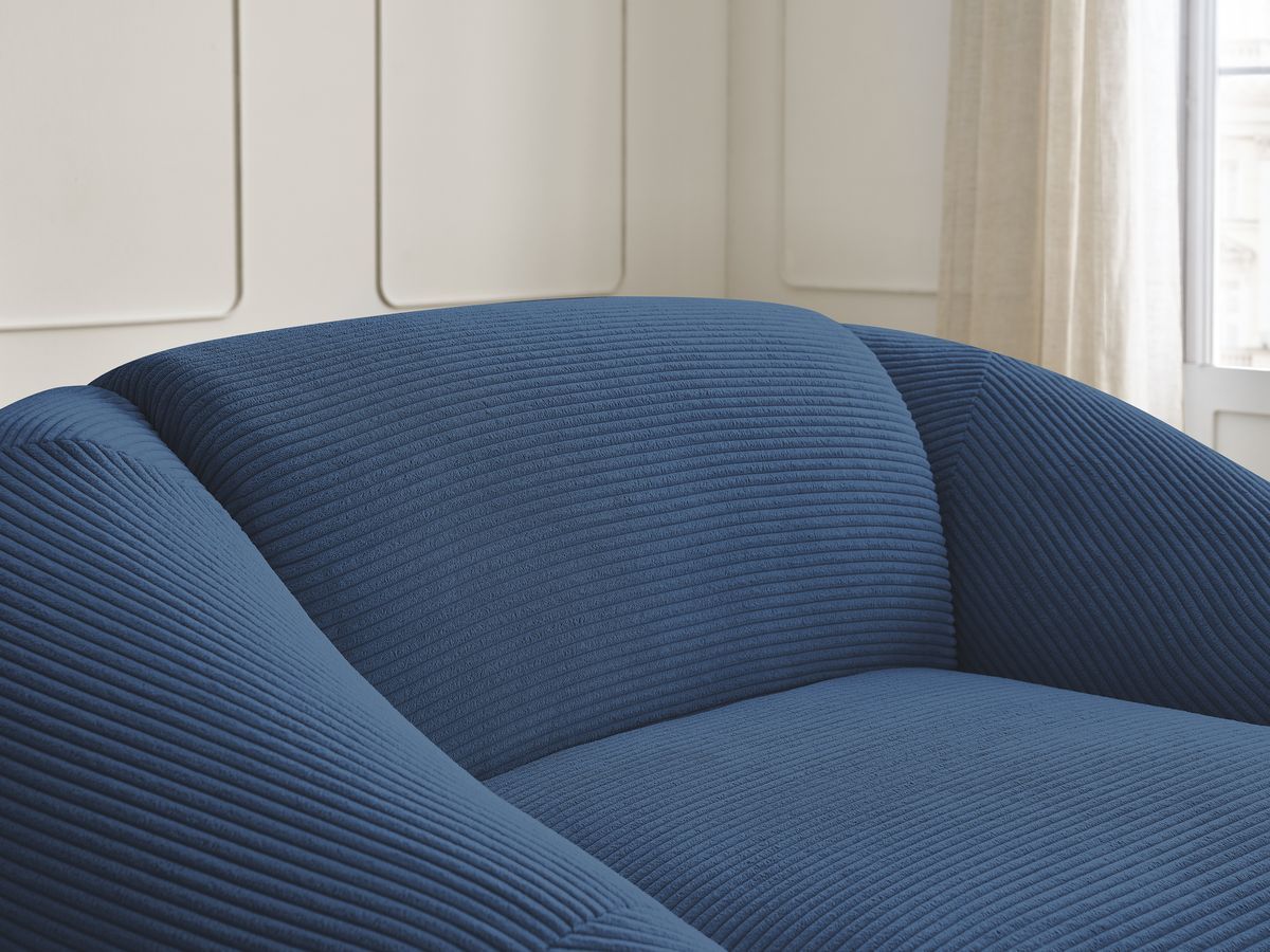 Fauteuil TINA velours côtelé