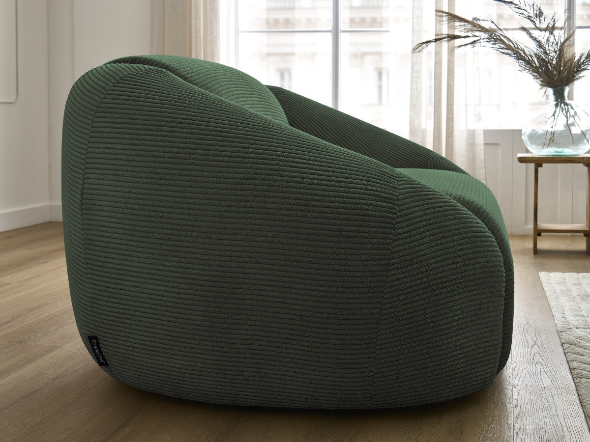 Fauteuil TINA velours côtelé