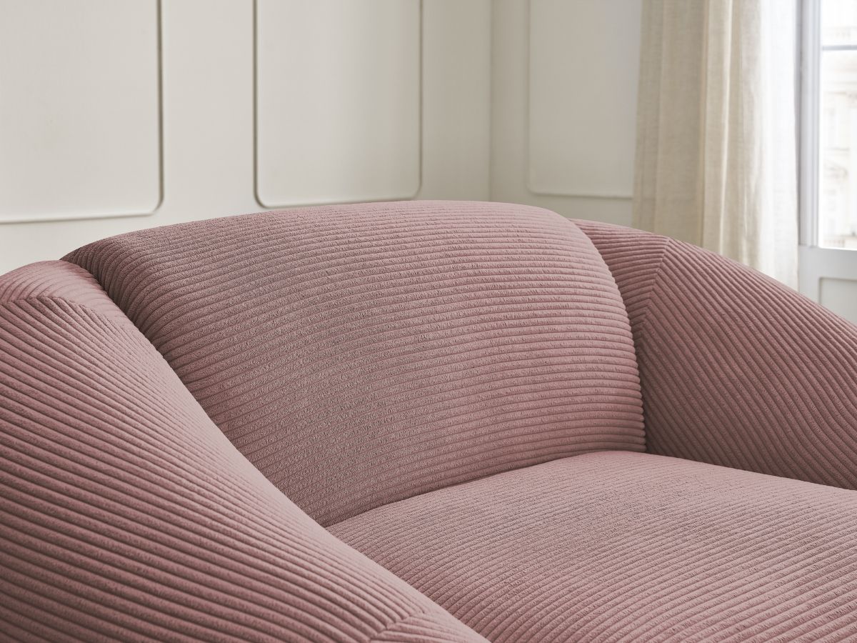 Fauteuil TINA velours côtelé