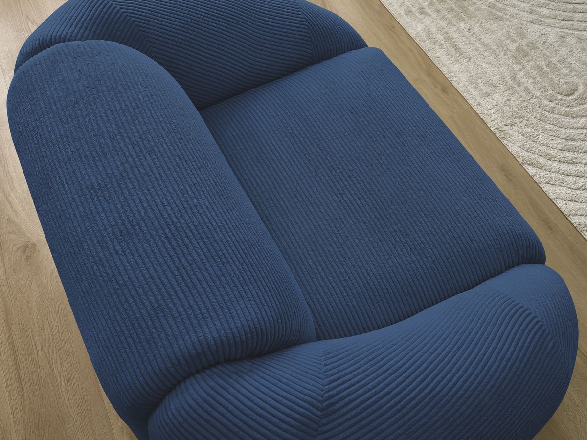 Fauteuil TINA velours côtelé