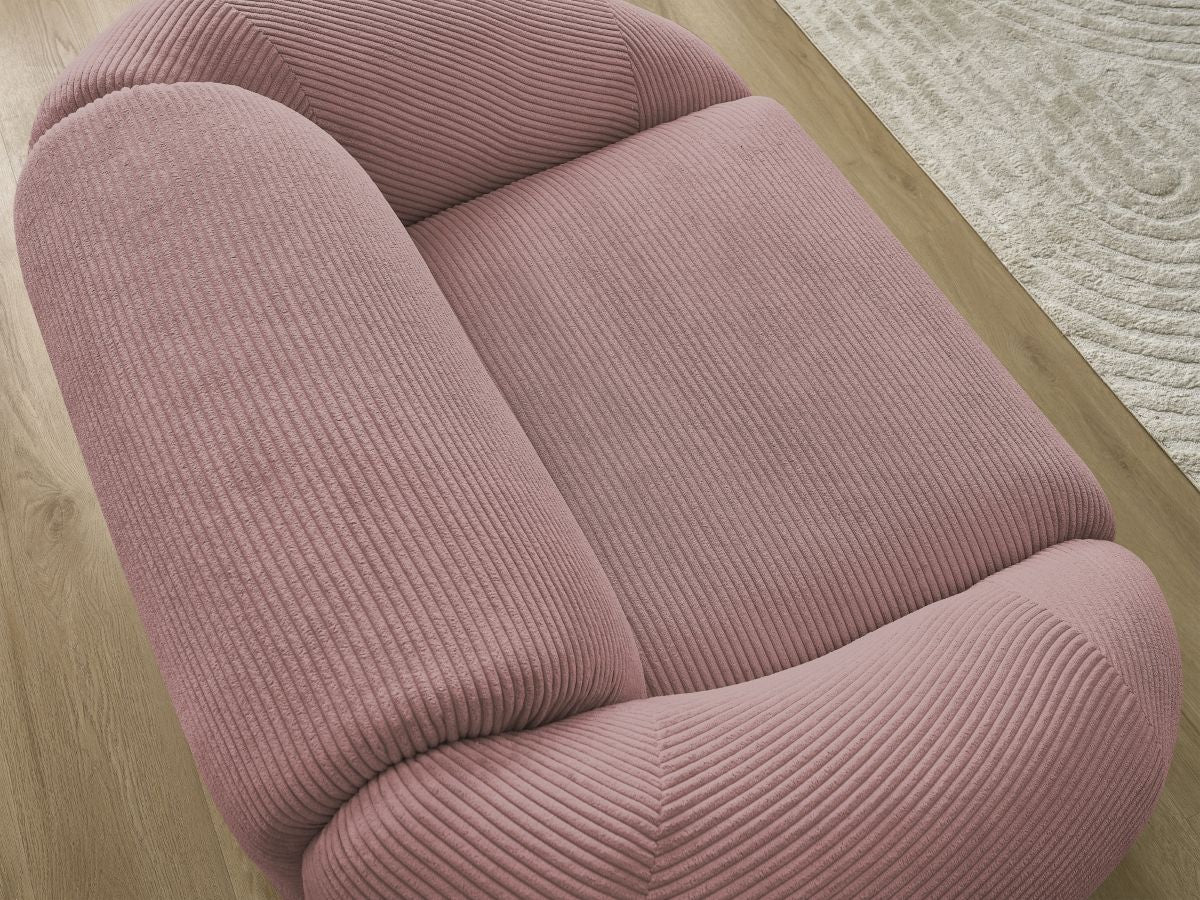 Fauteuil TINA velours côtelé
