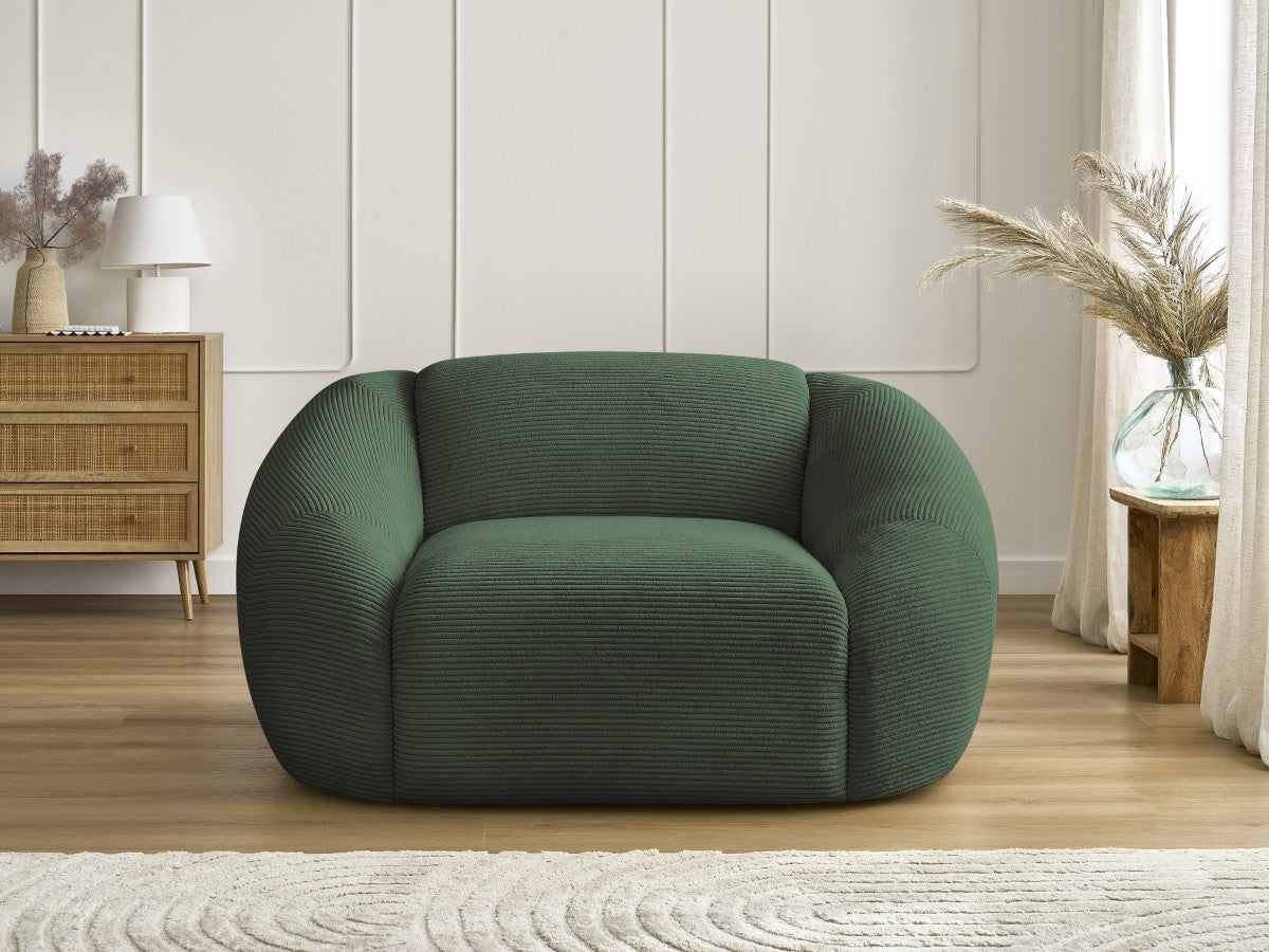 Fauteuil TINA velours côtelé