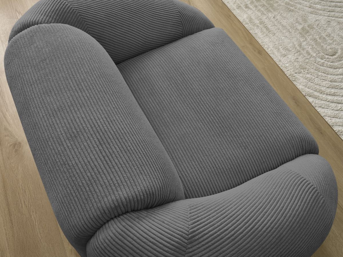 Fauteuil TINA velours côtelé