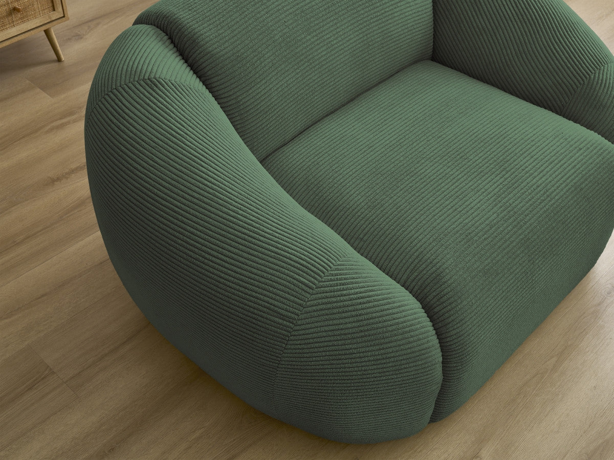 Fauteuil TINA velours côtelé