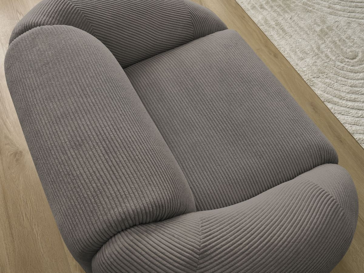 Fauteuil TINA velours côtelé