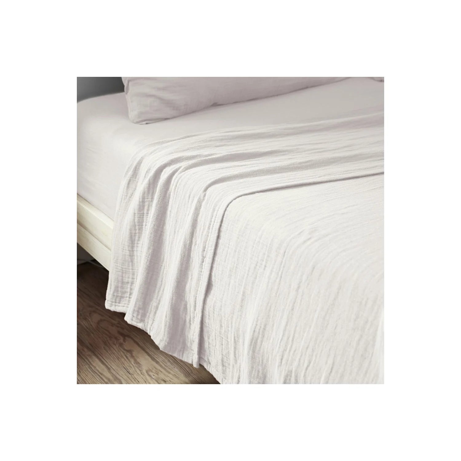 Drap plat Gaze de coton Chantilly