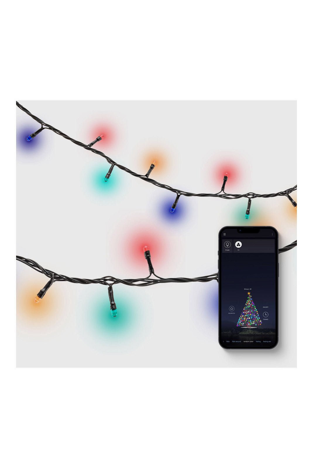 Guirlande lumineuse RGB - 160 LED