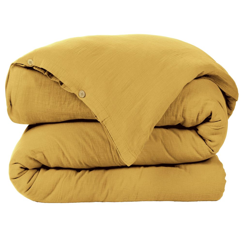 Housse de couette en Gaze de coton Safran