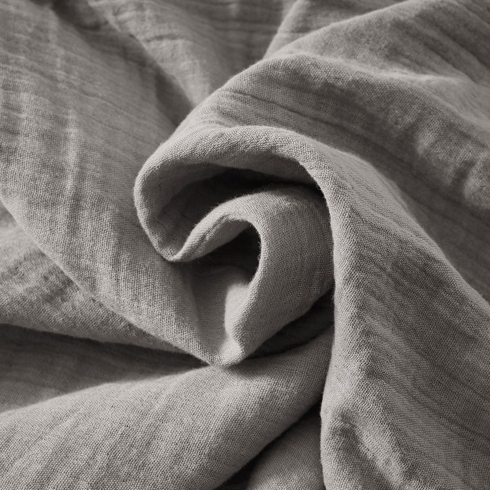 Housse de couette en Gaze de coton Granit