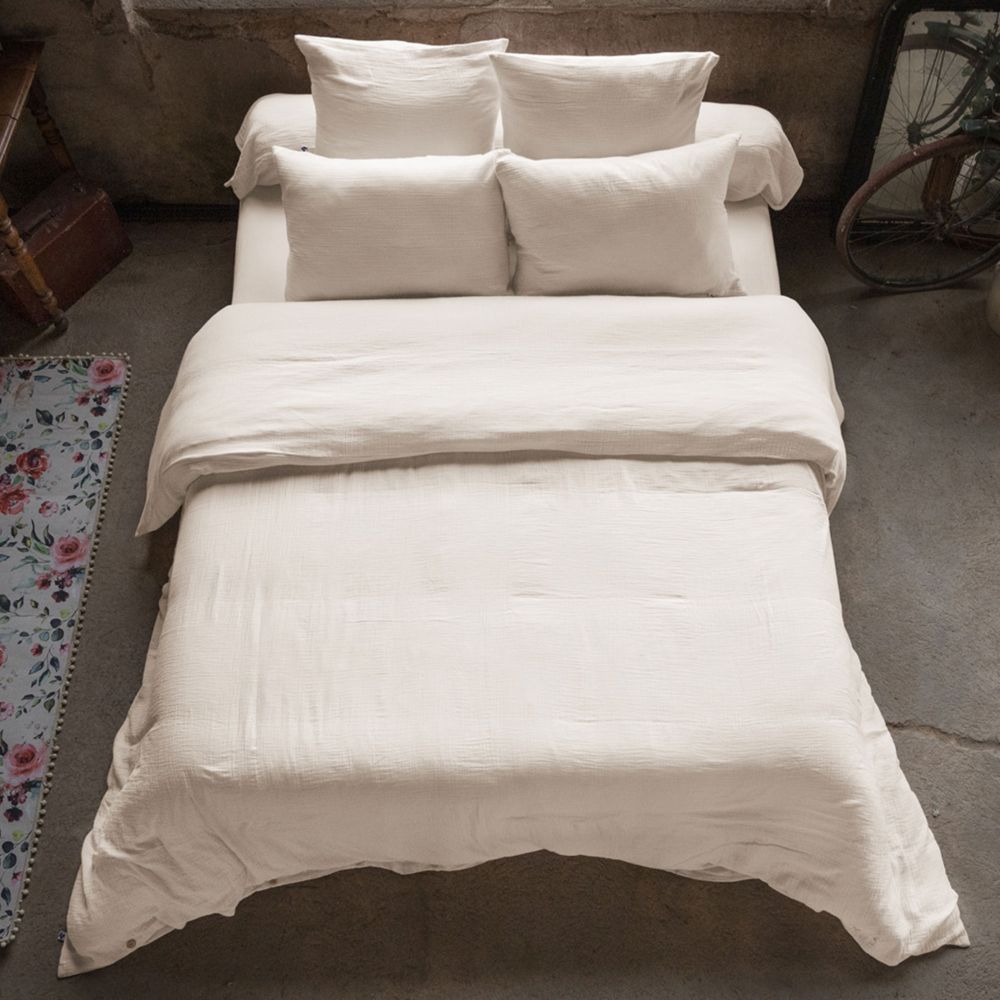 Housse de couette en Gaze de coton Naturel