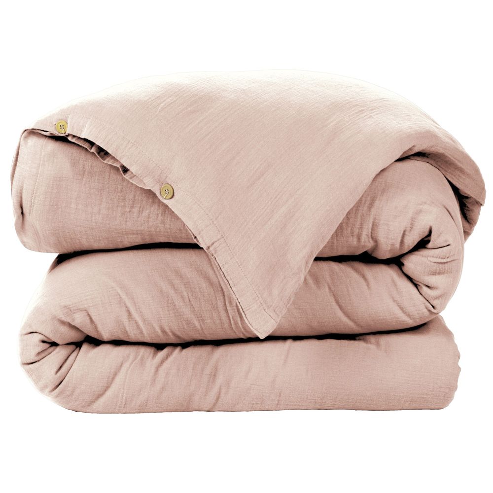 Housse de couette en Gaze de coton Guimauve