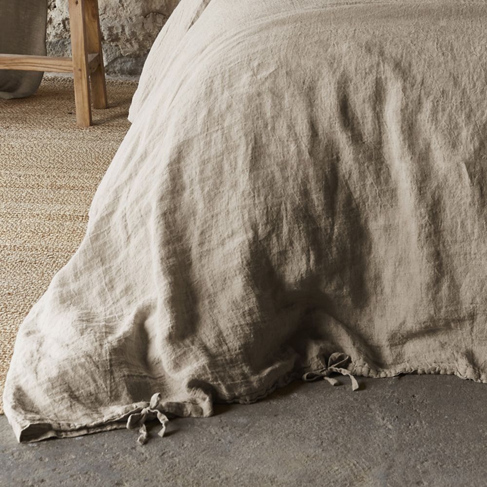 Housse de couette Lin Français Sable