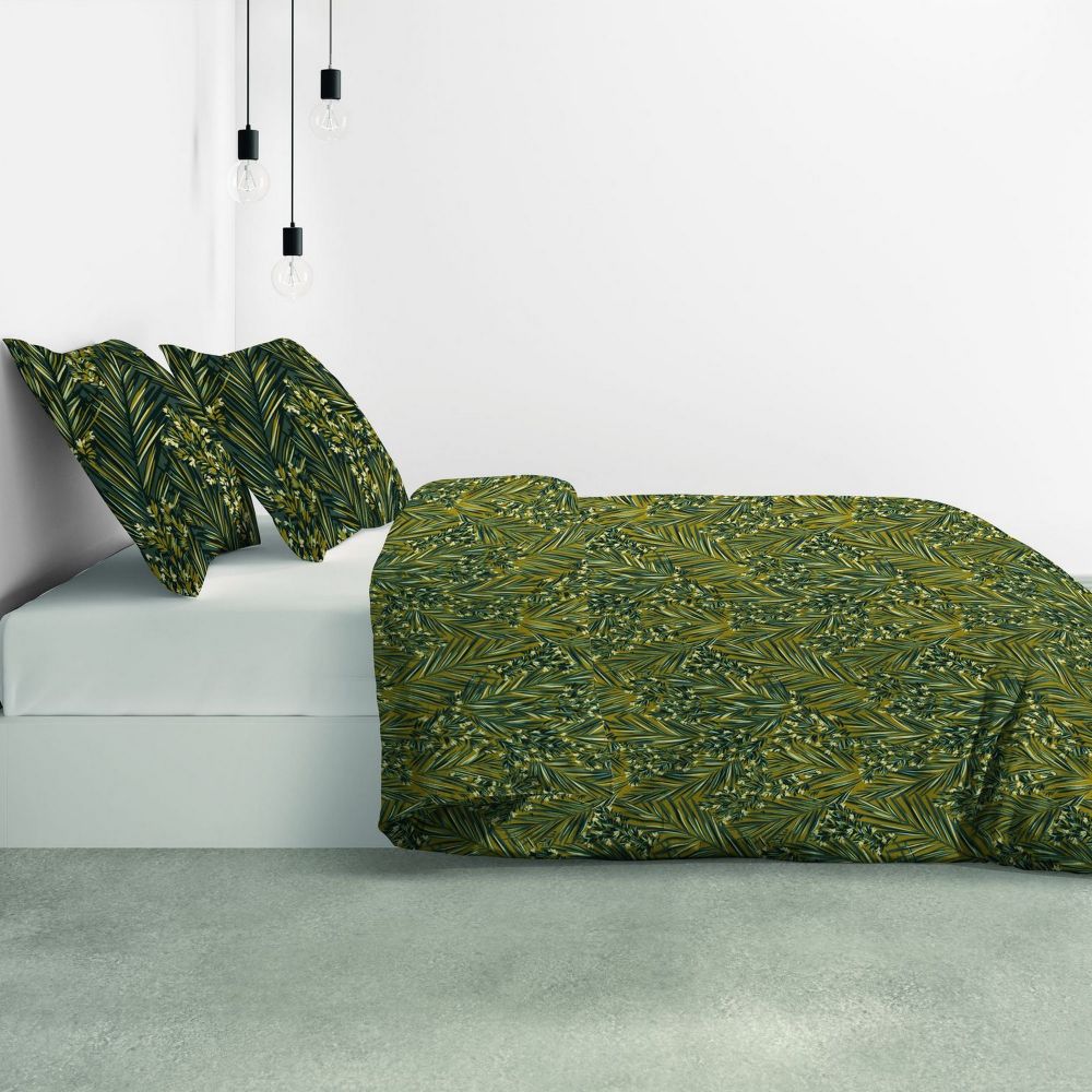 Housse de couette + 2 taies d'oreiller 63x63 Coton Bio Nava