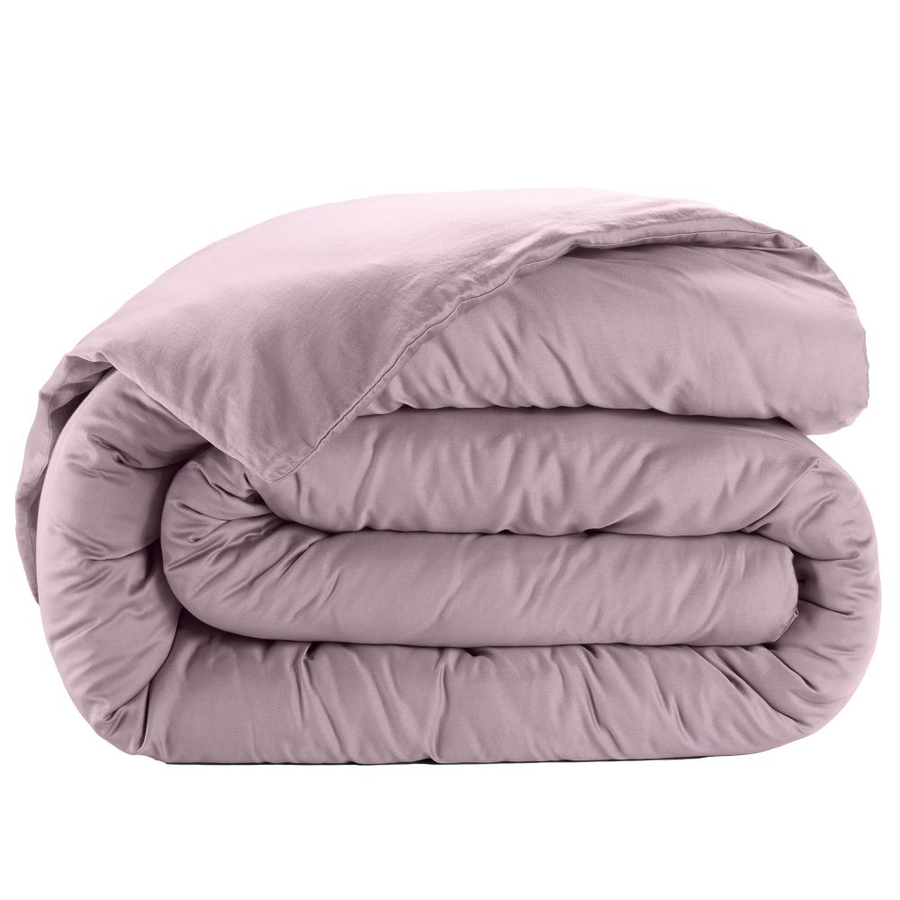 Housse de couette Satin de Coton Violet
