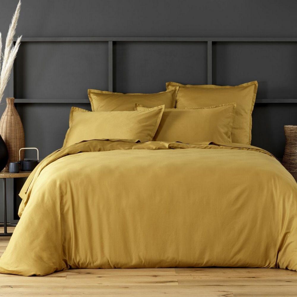 Housse de couette Satin de Coton Bronze