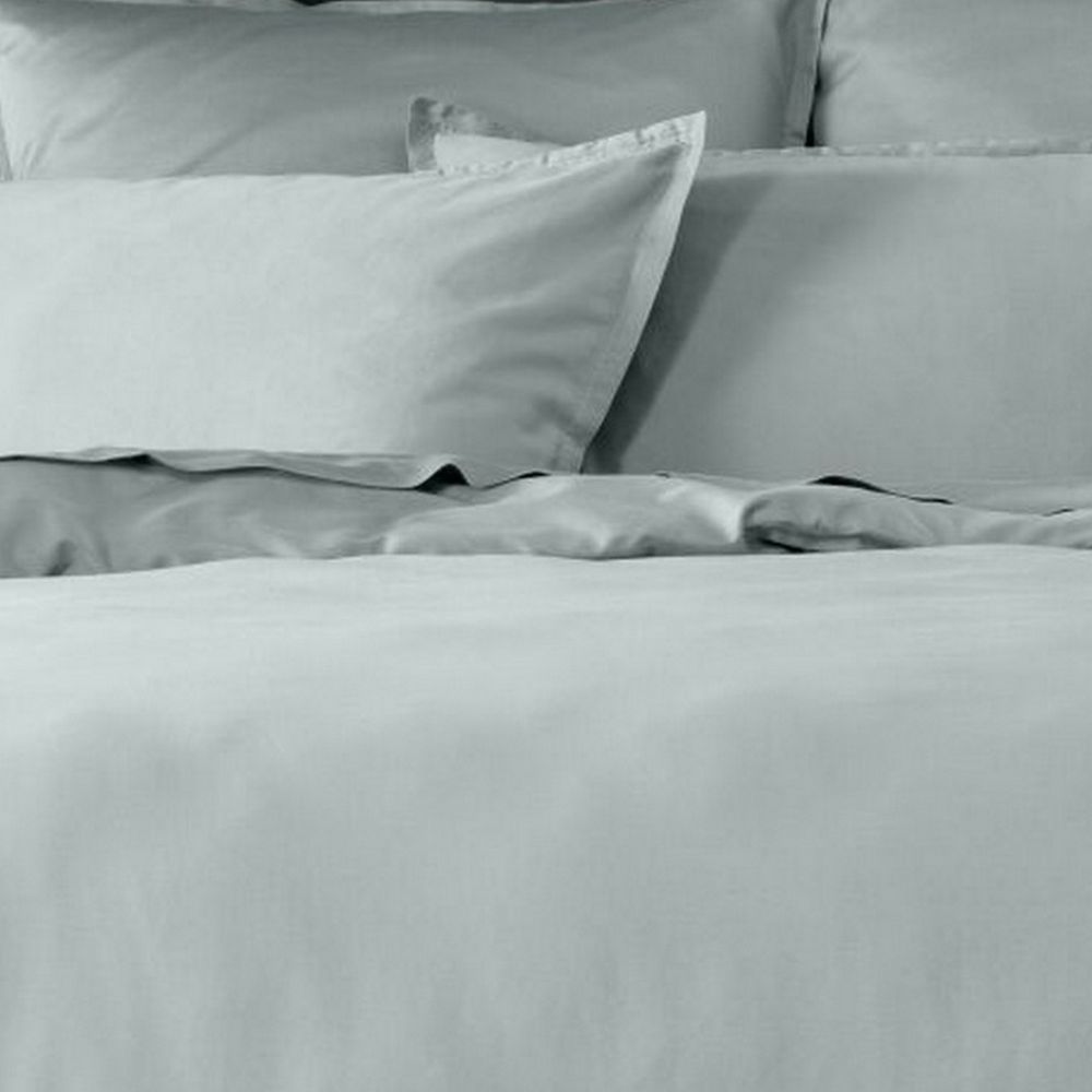 Housse de couette Satin de Coton Celadon