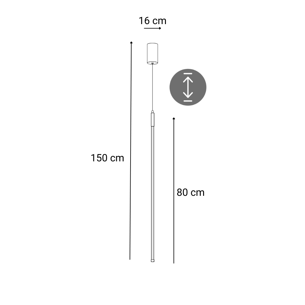 Lampe Suspendue Needle