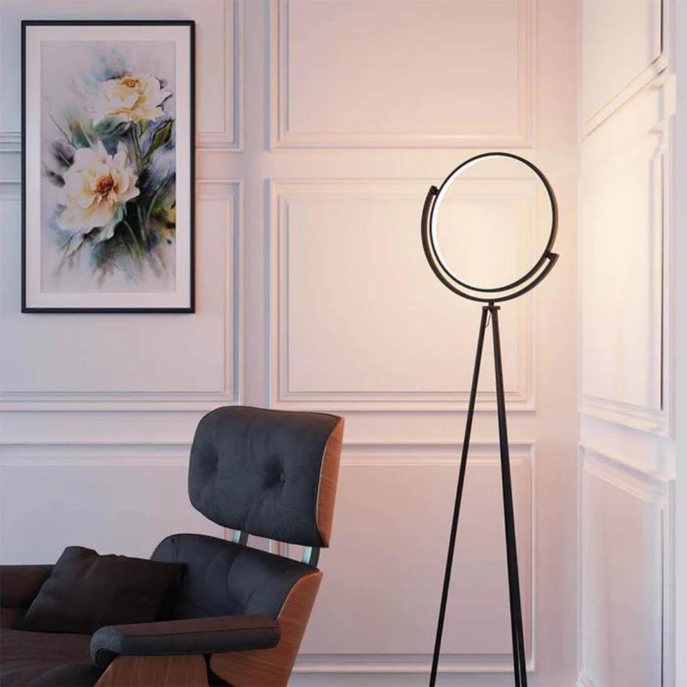 Lampadaire Croissant de Lune