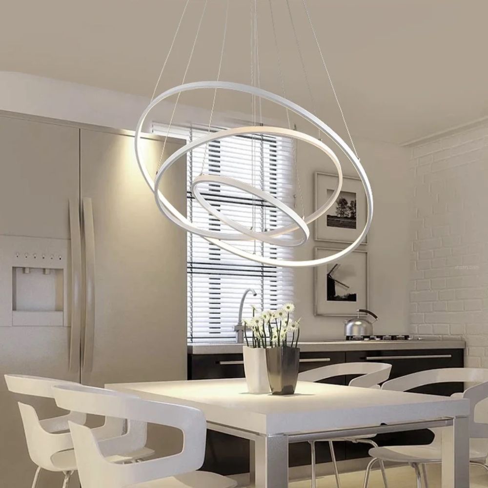 Lustre Intérieur Waves Blanc