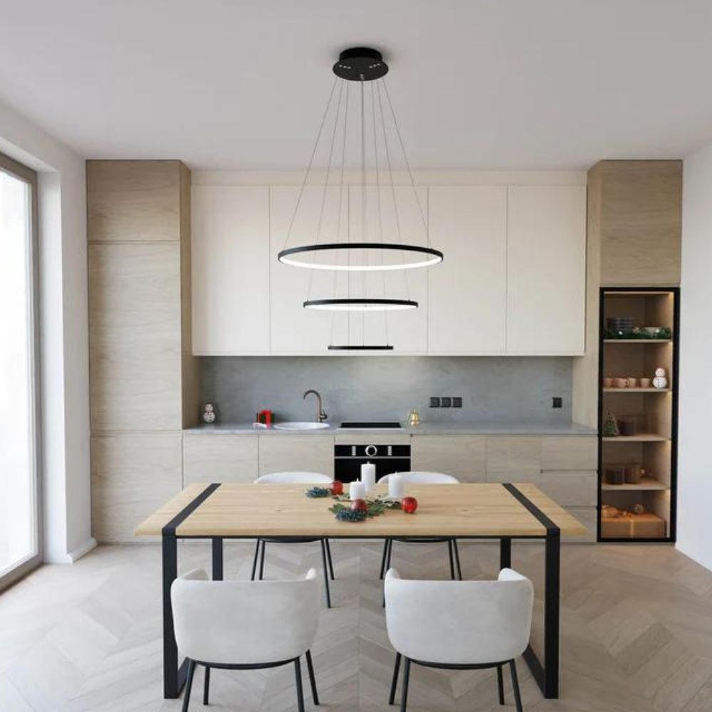 Lustre Intérieur Waves Noir