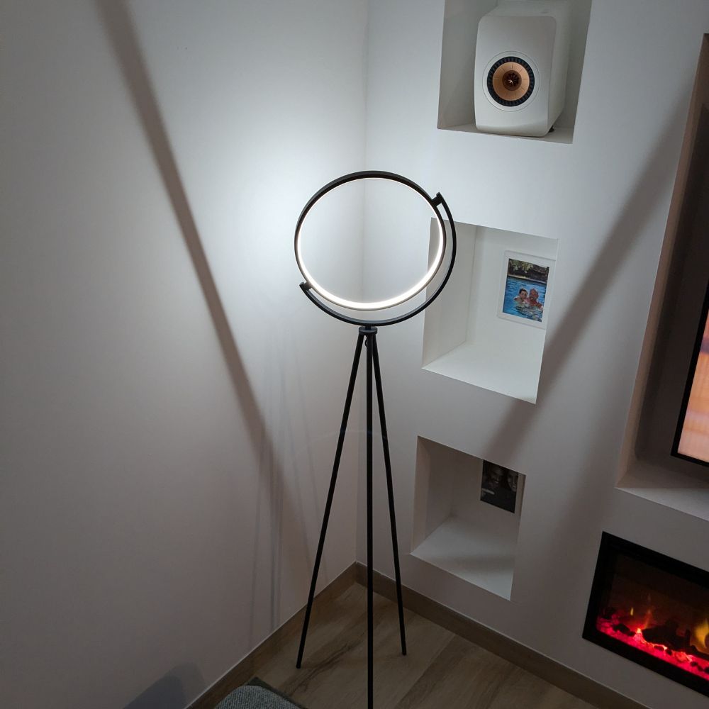 Lampadaire Croissant de Lune