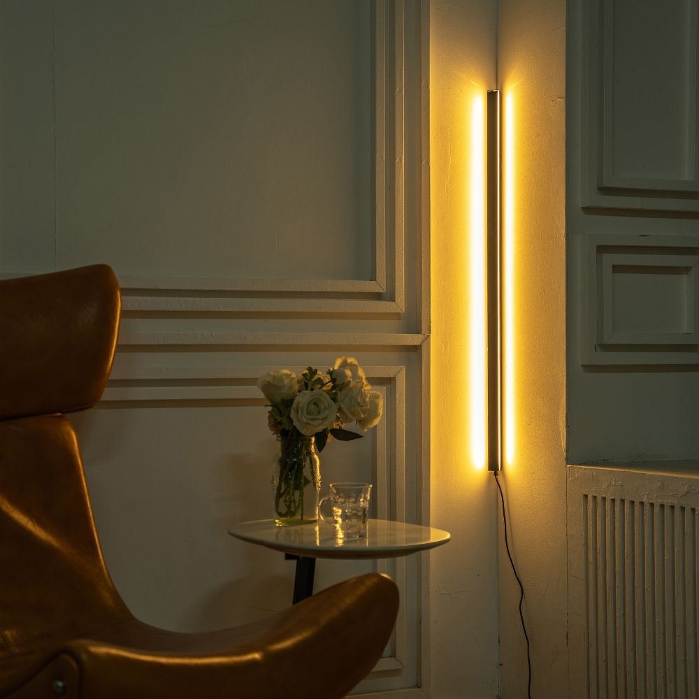 Applique murale Anky 90 cm dimmable noir