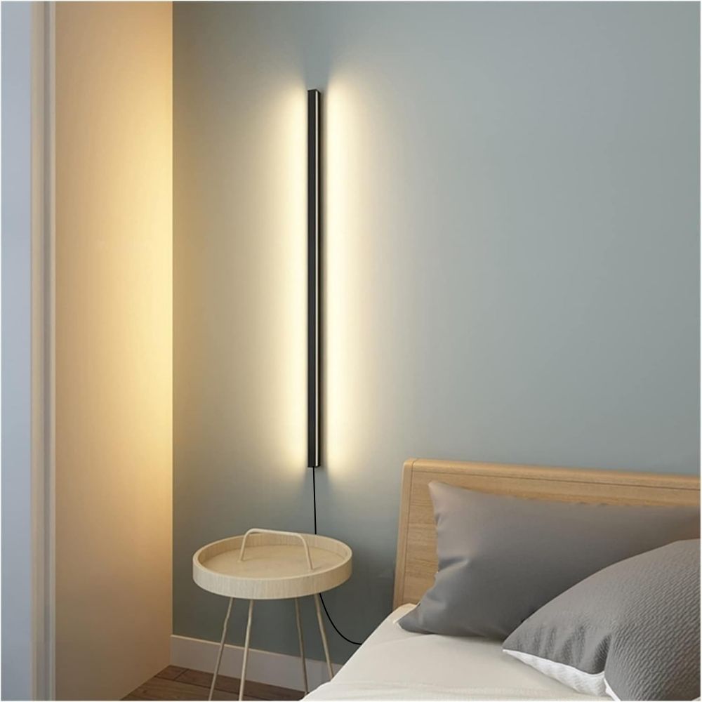 Applique murale Anky 90 cm dimmable noir