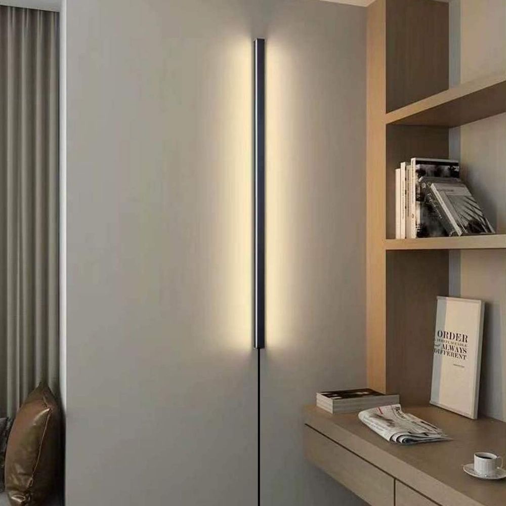 Applique murale Anky 90 cm dimmable noir