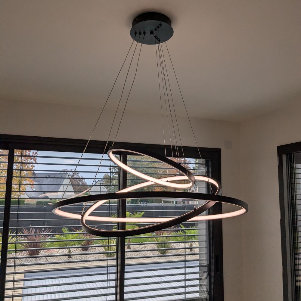 Lustre d'Intérieur Waves Intensité Variable