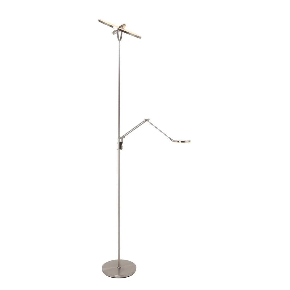 Lampadaire acier avec bras réglable - Soleil