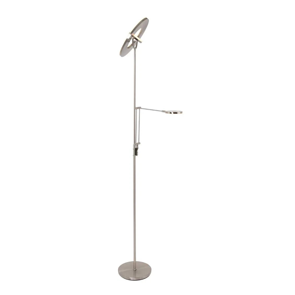 Lampadaire acier avec bras réglable - Soleil