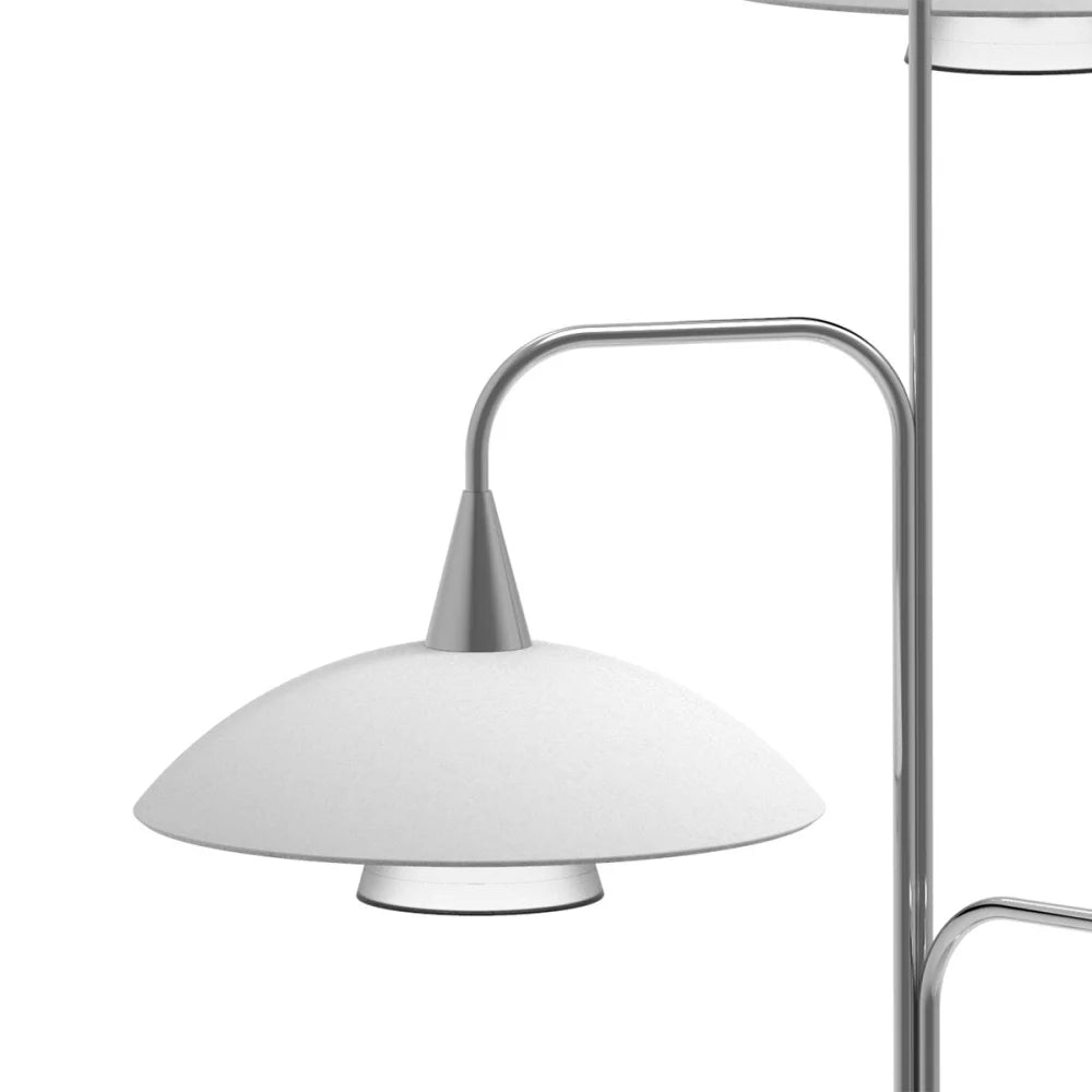 Lampe lampadaire acier - 3 lumières - Tallerken