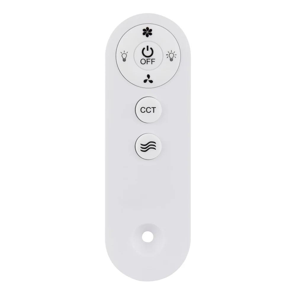 Ventilateur de plafond métal noir mat et lampe - Hines