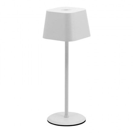 Pack de 2 lampes de table LED sans fil rechargeables Malta - blanches - intérieur & extérieur