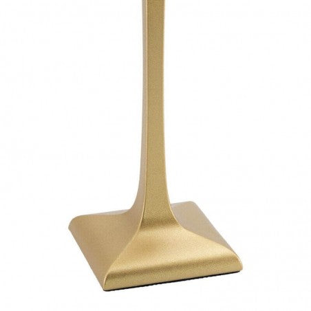 Lampe de table LED sans fil rechargeable Rome- noire/or - intérieur & extérieur