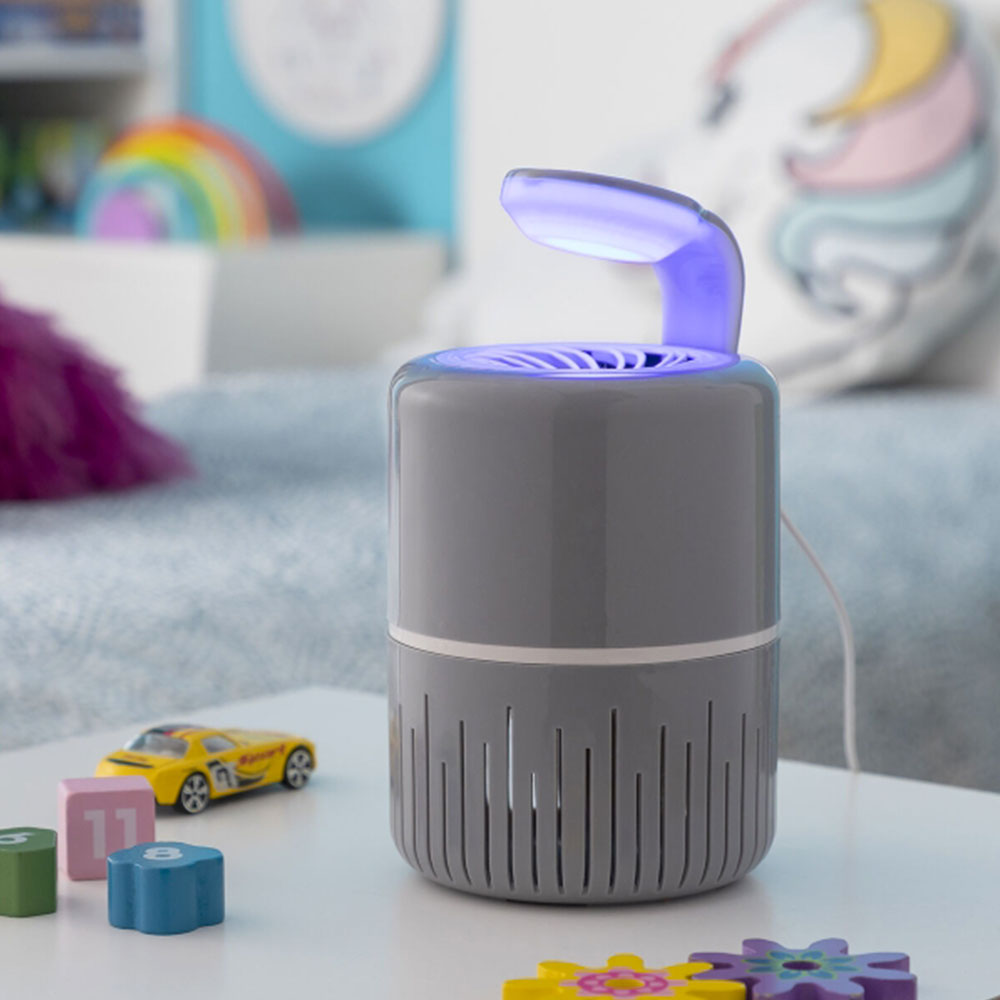 Lampe anti-moustiques à aspiration silencieuse avec led uv