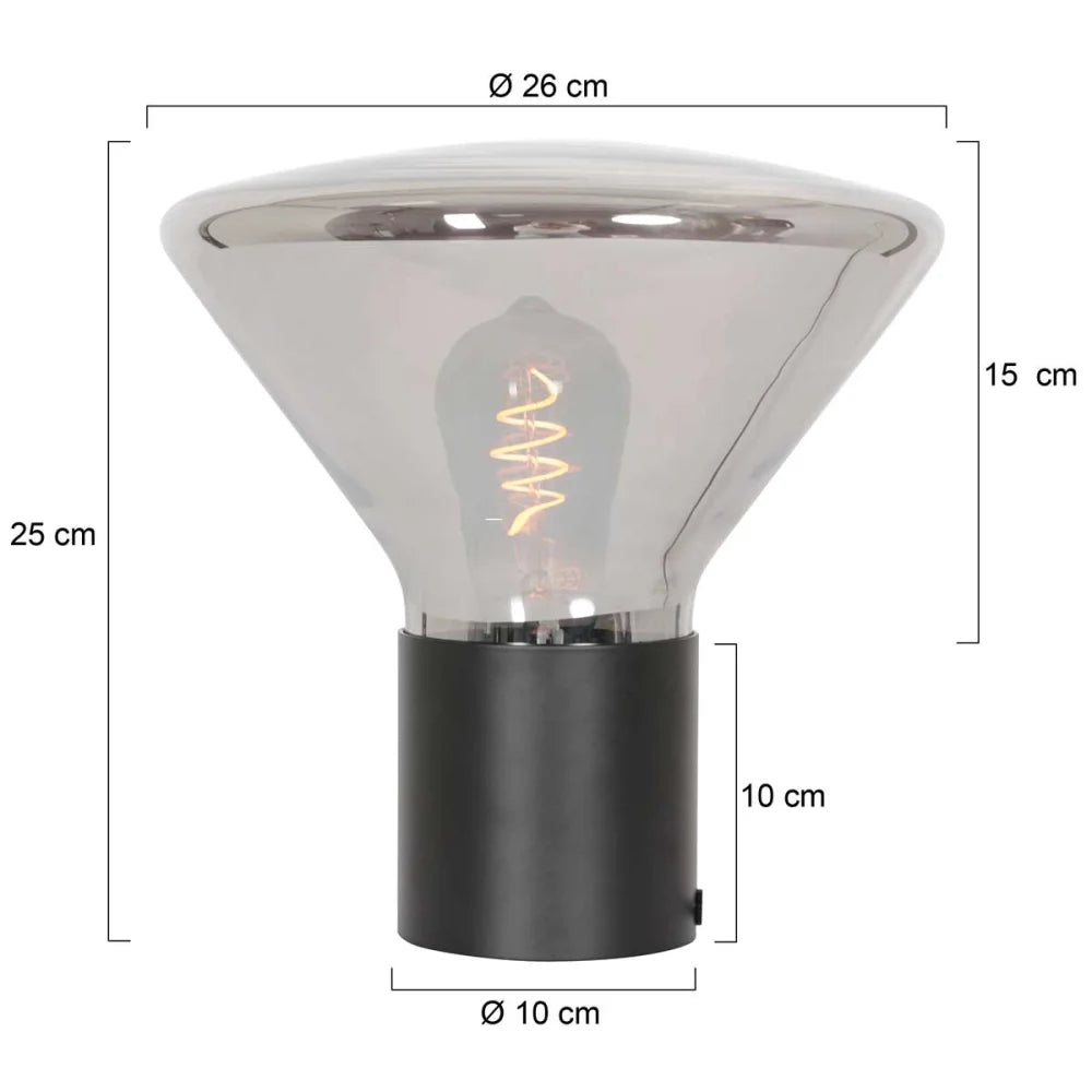Lampe de table noire - Ambiance